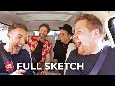 Carpool Karaoke with Take That | Comic Relief