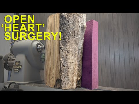 HUGE Elm Meets Exotic Woods - woodturning the beautifully useful vase