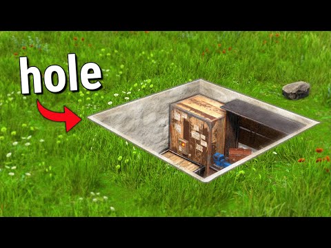 I Spent 10 Hours Living in a Hole in Rust