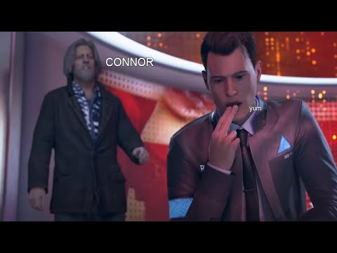 connor and hank being an enemies comedic duo for 10 minutes straight