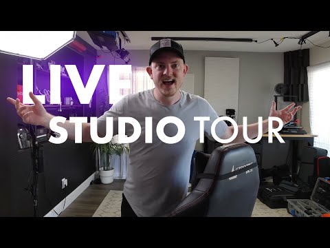 Tour My Home Studio w/ Permanent Lighting Grid