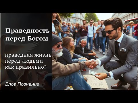 Righteousness before God, and righteous life before people, which is right?