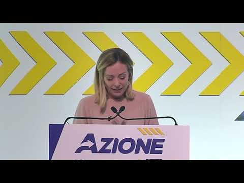 L'intervento di Giorgia Meloni al Congresso Nazionale di Azione