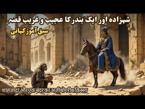 Shahzada Aur Ek Bandar Ka Anokha Qissa || Moral Stories in Urdu & Hindi