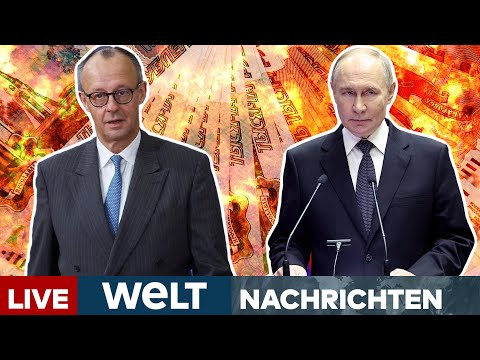 PUTINS KRIEG: 90-Milliarden-Euro-Kredit für die Ukraine! Russen-Geld soll Kredit absichern | LIVE