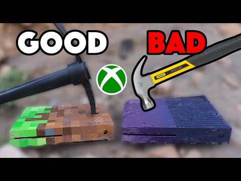 Bored Smashing - MINECRAFT AND FORTNITE XBOX ONE S