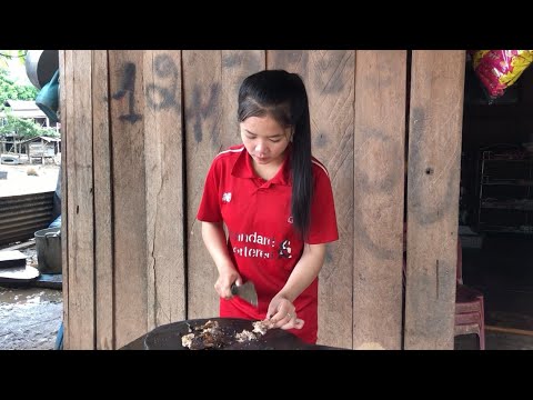 อาหารเช้าวันนี้🍆🦫🌶#น้องดา#สาวดอย #สาวลาว #อยู่ง่ายกินง่าย