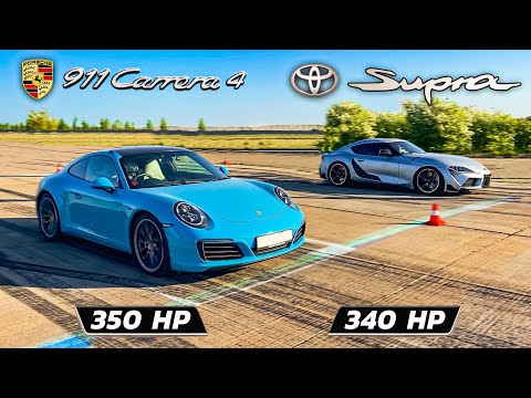 A90 Supra GR vs Porsche 911 + Supra A80 + AMG C43 + BMW 540 vs BMW X5 + Camaro + Infiniti FX35