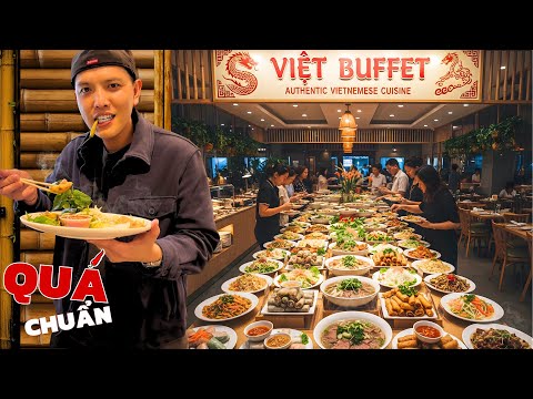 Ăn BUFFET VIỆT NAM Ngon Nhất ở Mỹ (Bún Bò, Cháo Lòng, Cháo Bánh Canh...)