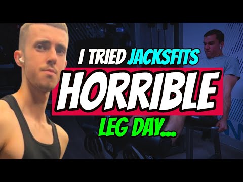 I Tried JacksFits HORRIBLE Leg Day...