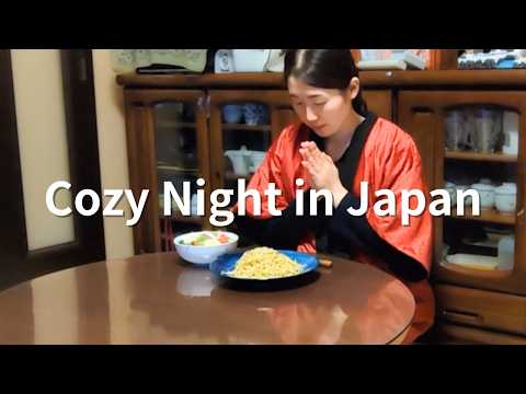 A Simple Evening After Work | Easy Pasta, Green Tea, and a Quiet Night