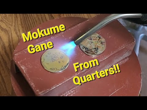 Mokume Gane from Quarters!