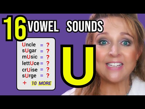 16 Ways to Say the Letter U | English Vowel Sound | English Pronunciation
