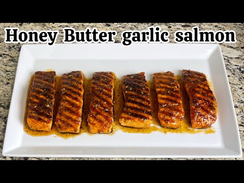 How to Make Jamaican Style Honey Butter Garlic Glazed Salmon 🇯🇲