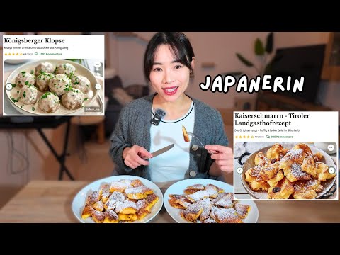 Ich habe versucht, deutsche Gerichte zu kochen, aber…