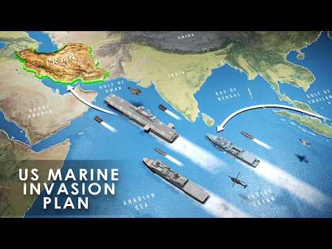 US Marines Strategy to Invade Iran in Amphibious Ships | Explain
