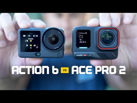 Footage Comparison - DJI Action 6 vs Insta360 Ace Pro 2 action camera