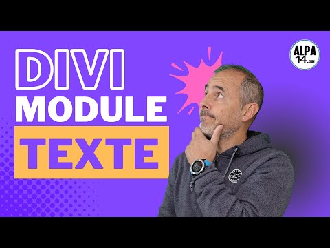 Maîtriser le module Texte du Divi Visual Builder | Tutoriel Divi débutant ✔
