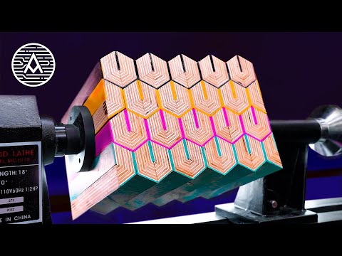 Can you turn Patterned Plywood into a bowl?