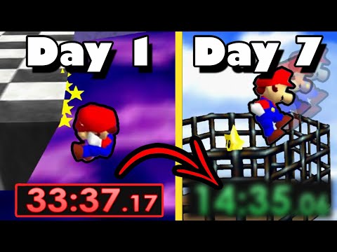 Can I become a Top Mario Speedrunner in just ONE WEEK?