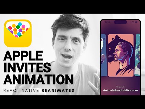 React Native Apple Invites animation