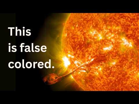 The sun isn't yellow... it's green