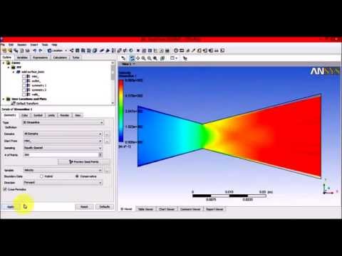 Ansys WorkBench - Fluent C-D Nozzle tutorial