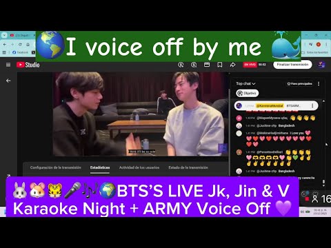 ⭐🐰🐹🐯🎤🎶🌍 BTS’S LIVE Jk, Jin & Taehyung Karaoke Night + ARMY Worldwide Voice Off 💜✨KDLTS @BTS