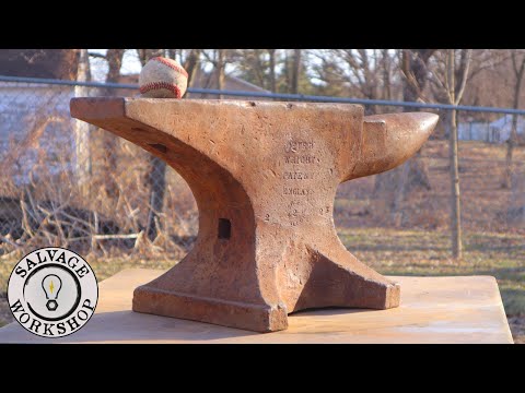 The Abandoned Anvil ~ DISCOVERY, RESTORATION, & REPAIR with a Custom Built Anvil Stand