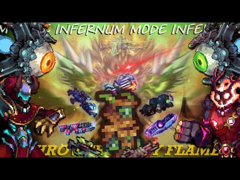Can You Beat Terraria CALAMITY INFERNUM With ONLY FLAMETHROWERS?