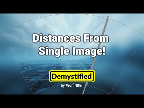 Monocular Depth Estimation Using Geometry (Single View Meterology)