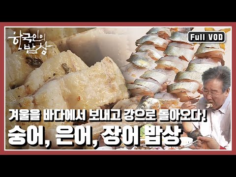 [한국인의밥상★풀버전] 거친 물살을 헤치고 그들이 돌아왔다! “바다가 낳고 강이 품다, 금의환향 어류밥상” (KBS 20170615 방송)