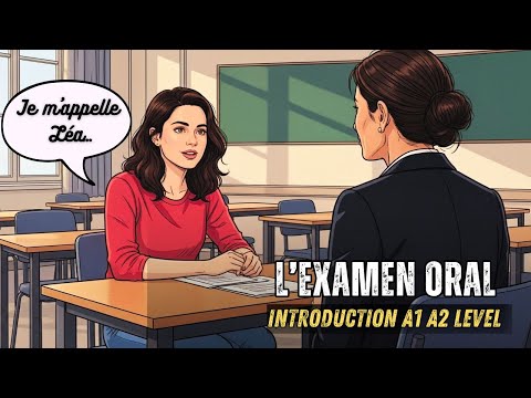 Improve Your French Speaking | French Story for Beginners – L’Examen Oral (A2 Level)