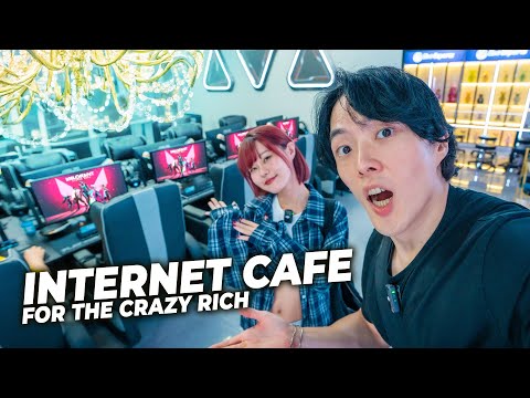 I Tried the World's Most Luxurious Internet Cafe
