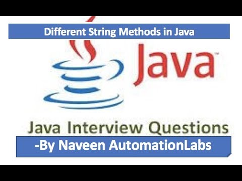 String Manipulation in Java - Interview questions - Part -7
