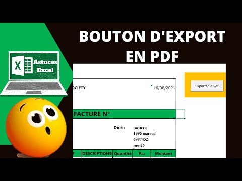 Comment créer un bouton d'enregistrement en Pdf sur Excel