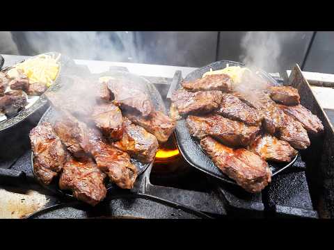 衝撃の超厚切り肉!ガッツリ肉ラッシュで44席が超満席になる東京最強ステーキ屋丨Japanese Street Food