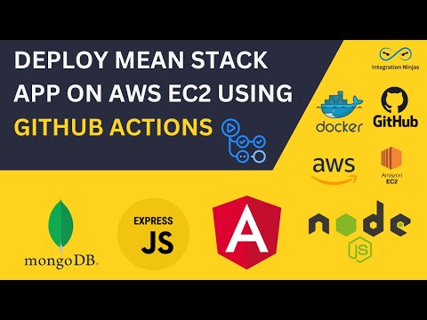 Deploy MEAN Stack App On AWS EC2 Using GitHub Actions | CI/CD Pipeline Tutorial