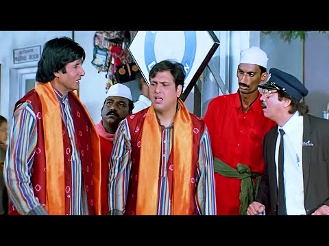 आँखें फाड़ क्या देख रहे हो ये सारा सामान हमारा ही है - गोविंदा, अमिताभ कॉमेडी Bade Miyan Chote Miyan