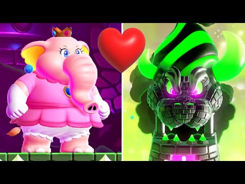 Peach & Bowser's Secret Interaction During Super Mario Bros. Wonder's Final Boss