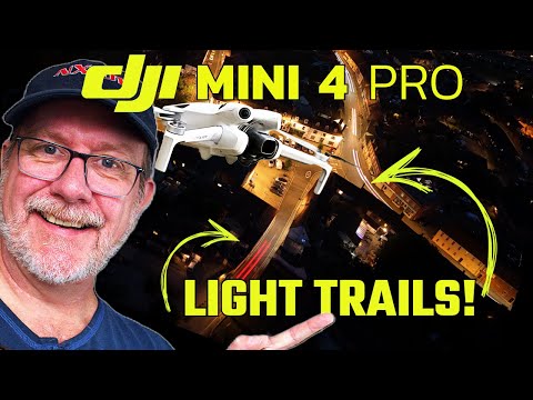 DJI Mini 4 Pro Night Flight | How to Capture AMAZING Light Trails!