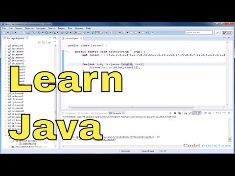 Java Tutorial - 05 - Using Array Length Instance Variable
