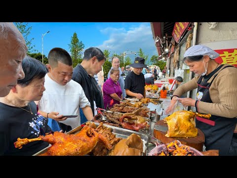 Market Life in Hangzhou, China: Fried Fish, Egg Dumplings, Crispy Rice Wrap, Southern Chinese Flavor