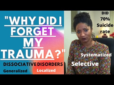 Why You FORGOT Your TRAUMA | Dissociative Amnesia & Traumatic Stress |Psychotherapy Crash Course