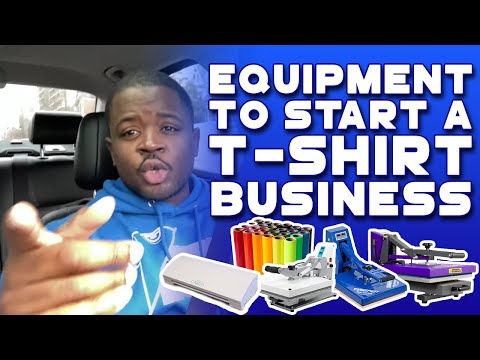 Equipment You Need To Start A T-Shirt Line, Clothing Brand, and/or A Custom T-Shirt Business In 2022