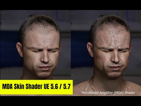 MDA Shader for MetaHuman UE  – Real Time Veins, Sweat and Tertiary Detail Control