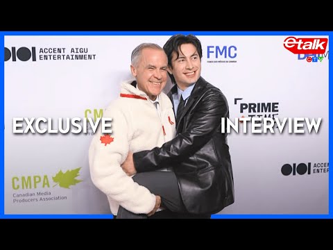 Hudson Williams gifts PM Mark Carney his 'Heated Rivalry' Team Canada fleece [Exclusive Interview]