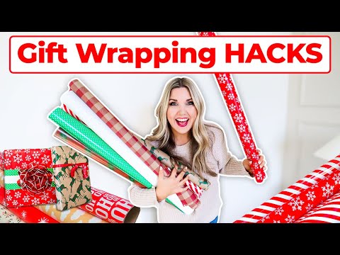 10 EASY Gift Wrapping Hacks...For Someone Who HATES Wrapping Presents!