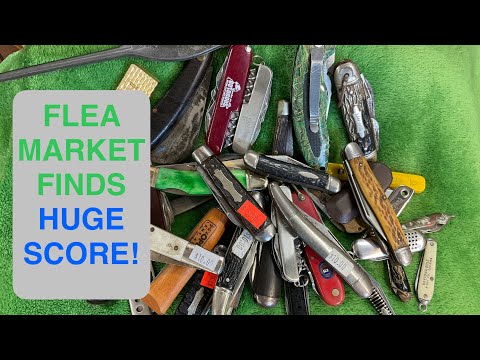 Flea Market and Antique Mall knife finds! (And a DAISY)