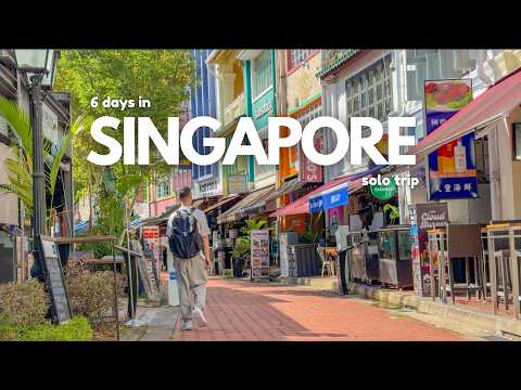6 day introvert solo trip in Singapore 🇸🇬